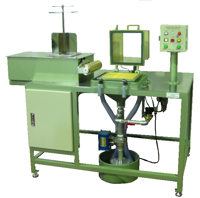 Square sheet machine (with automatic couching system)