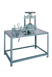 Square type sheet machine press (250mm square)