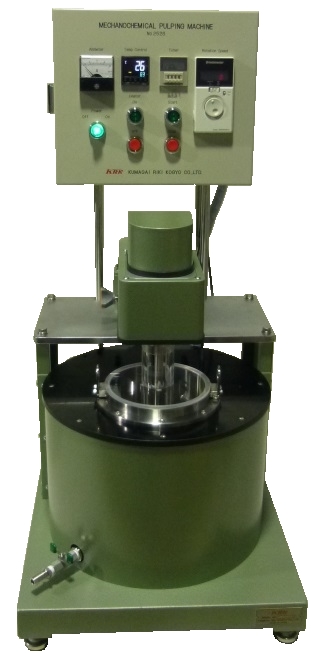 Mechanochemical pulping machine